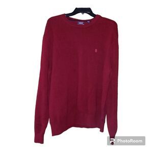 Izod Men's Red Sweater, sz XL